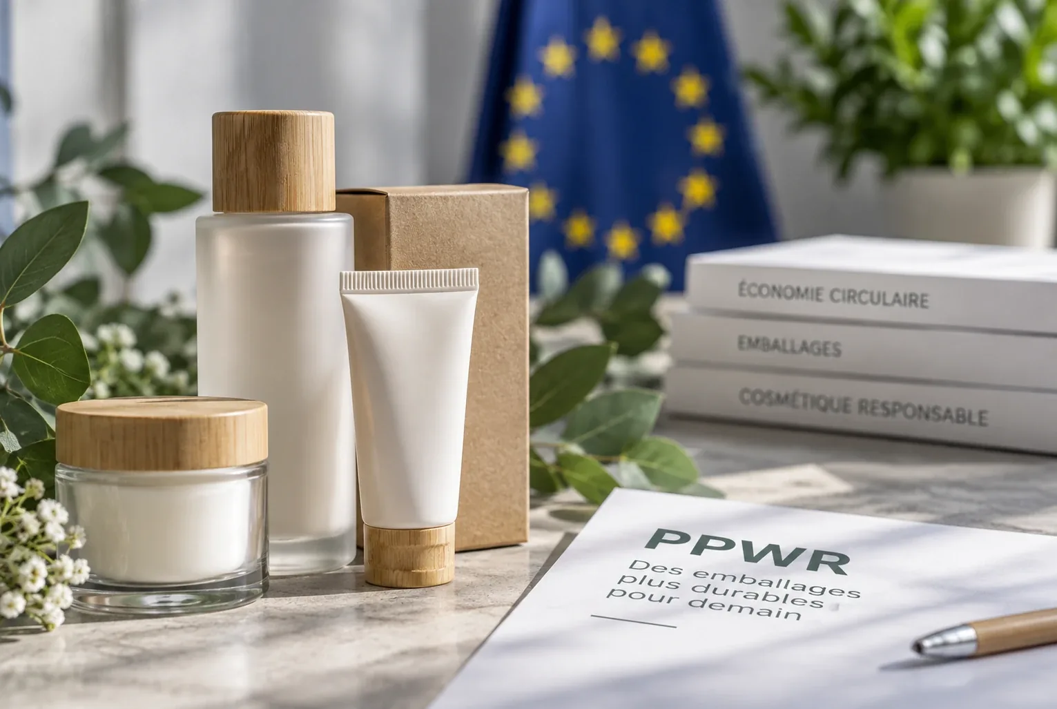 PPWR 2026 : ce que le règlement emballages change pour votre marque de cosmétiques